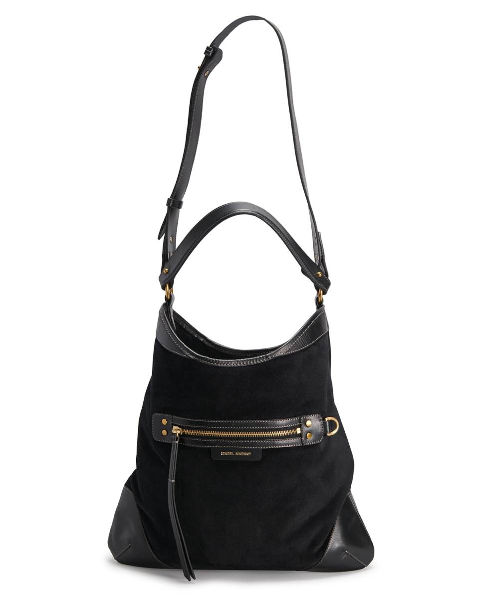 Botsy Day Hobo Mix-Leather Shoulder Bag